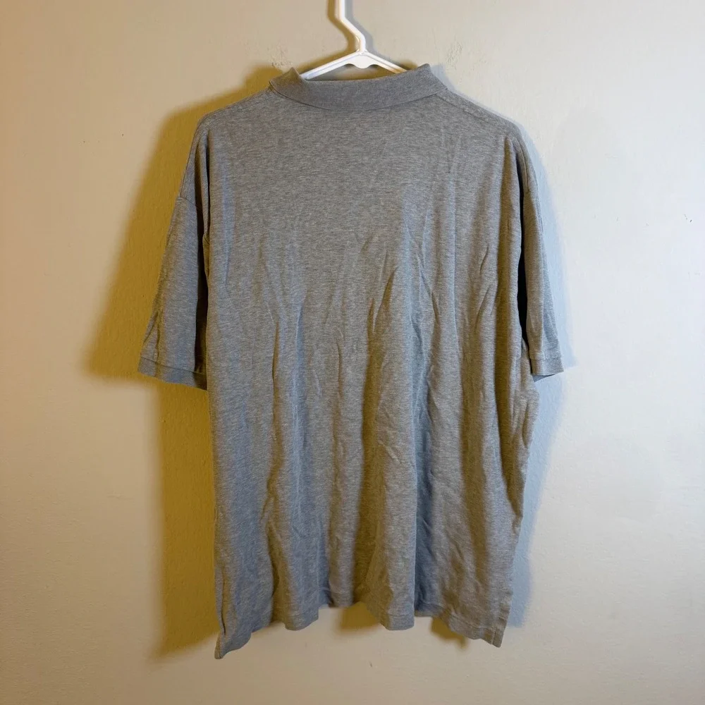 Vintage Polo Ralph Lauren Mens XL Gray Short‎ Sleeve Cotton Polo Shirt Classic